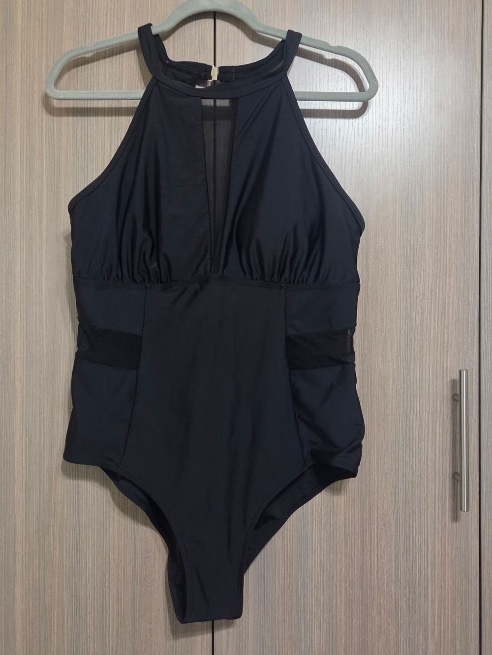 Classic High-Neck One-Piece Swimsuit